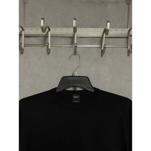 Boggi Milano Sweater Men XL Black Italy Wool Lightweight Crew Neck Jumper Luxury